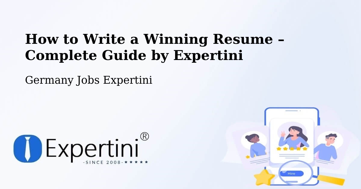 Resume Writing Guide for Job Seekers – Parsberg - Parsberg, Germany Jobs Expertini